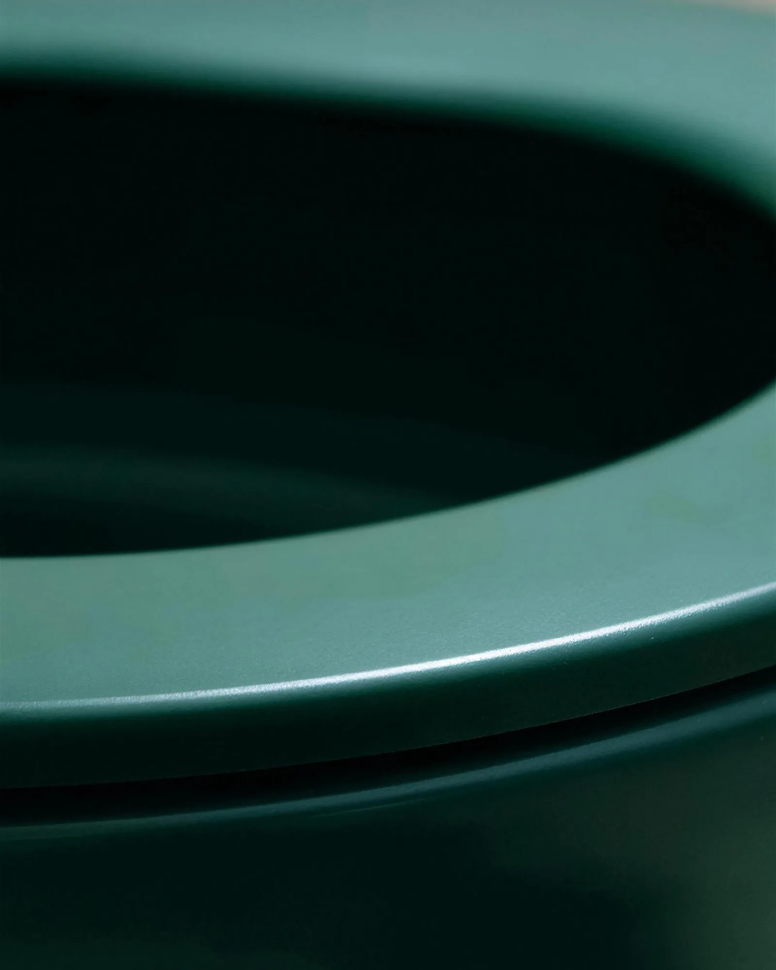 Detalle del asiento del inodoro Icon en Verde Jasper